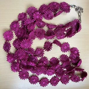 Vintage Embroidered Necklace